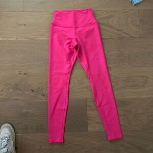 Alo neon pink leggings